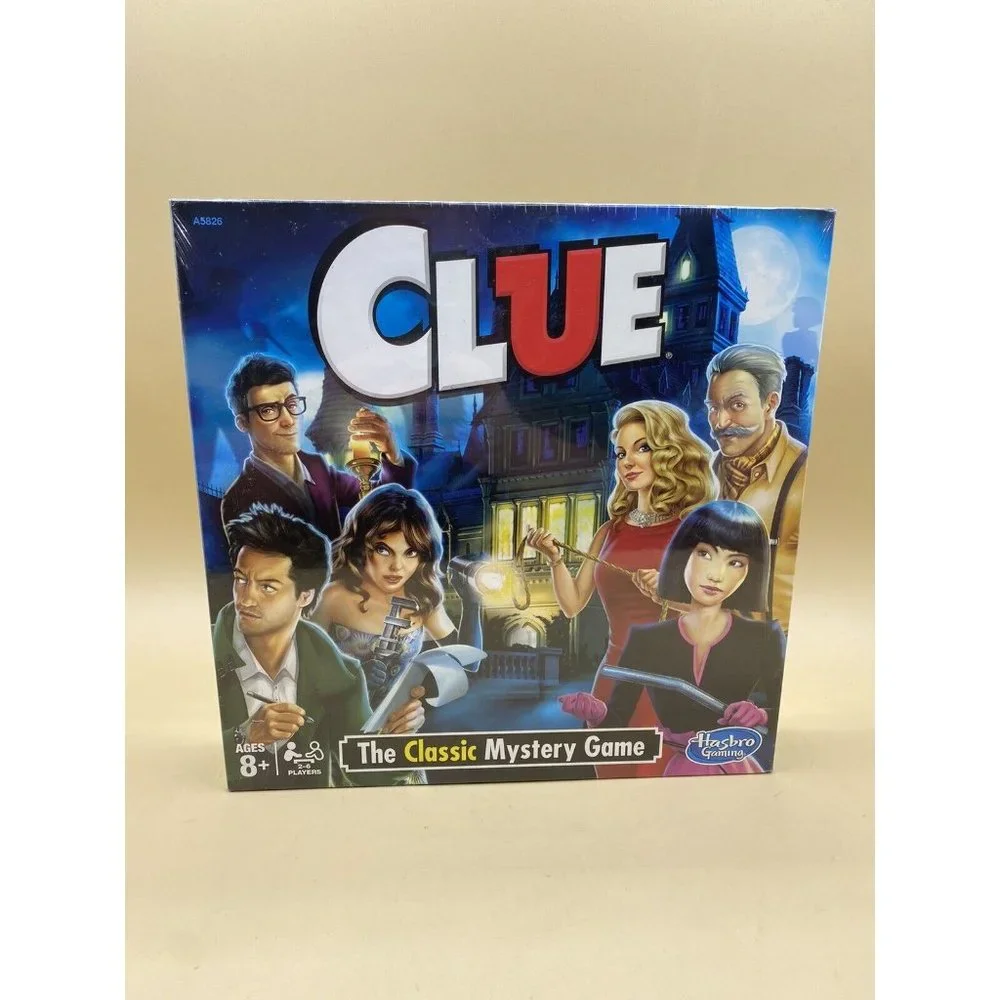 New Clue Board Game by Hasbro Gaming Mystery Classic 2018
